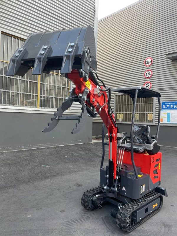 AGT Updated Model 1 Ton Mini Small Excavator, With Hydraulic Thumb and Pilot System ,Dual Display and Swing Boom For Sale | AGT-DM12X-PLUS