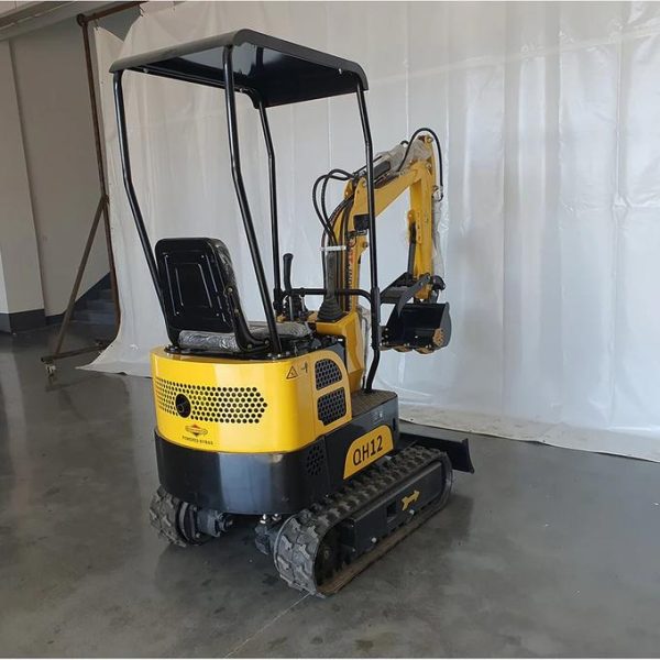 AGT 13.5 HP B&S 1-ton Mini & Small Excavator Micro Crawler Digger, Gasoline, With Thumb Clip For Sale | AGT-QH12